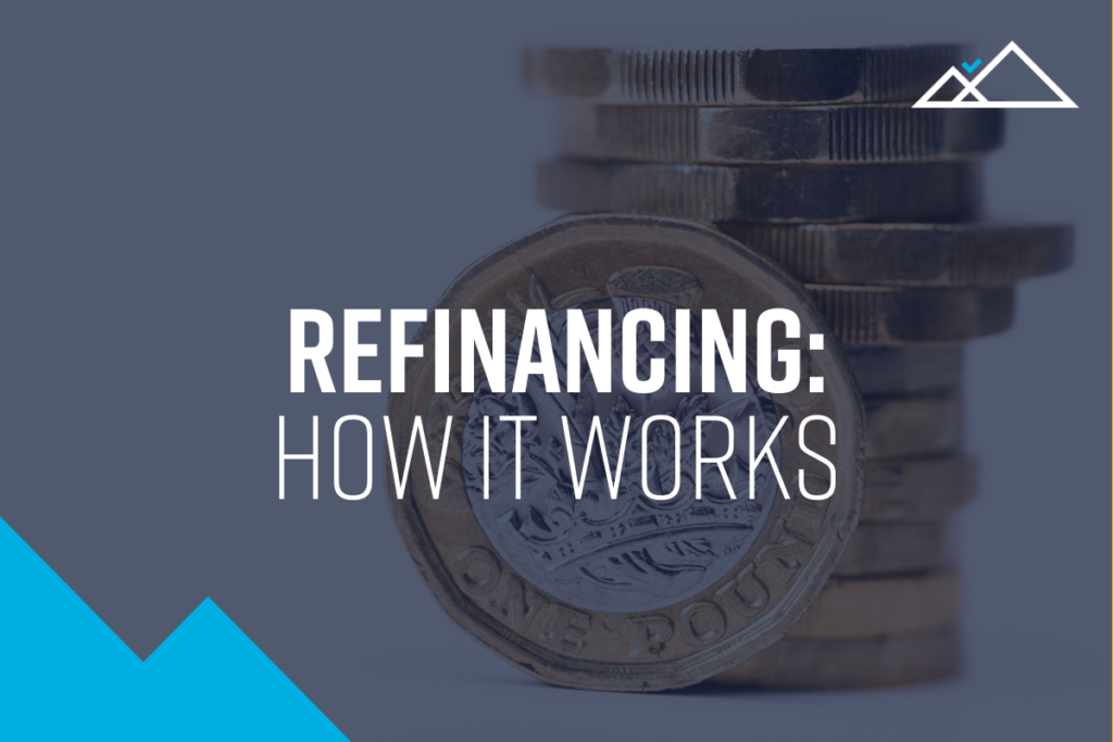 stack of coins - refinancing - how it works
